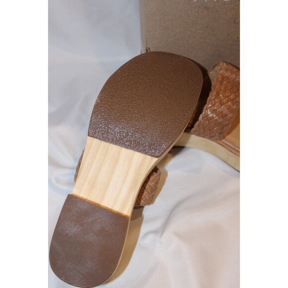 Nisolo Woven Women's All Day Open Toe Clog Sandal US 9 NIB $170 ALMOND - Picture 6 of 6